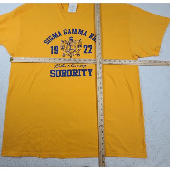 Sigma Gamma Rho women's sorority t-shirt yellow Size XXL Greek Life collegiate - Picture 4 of 9